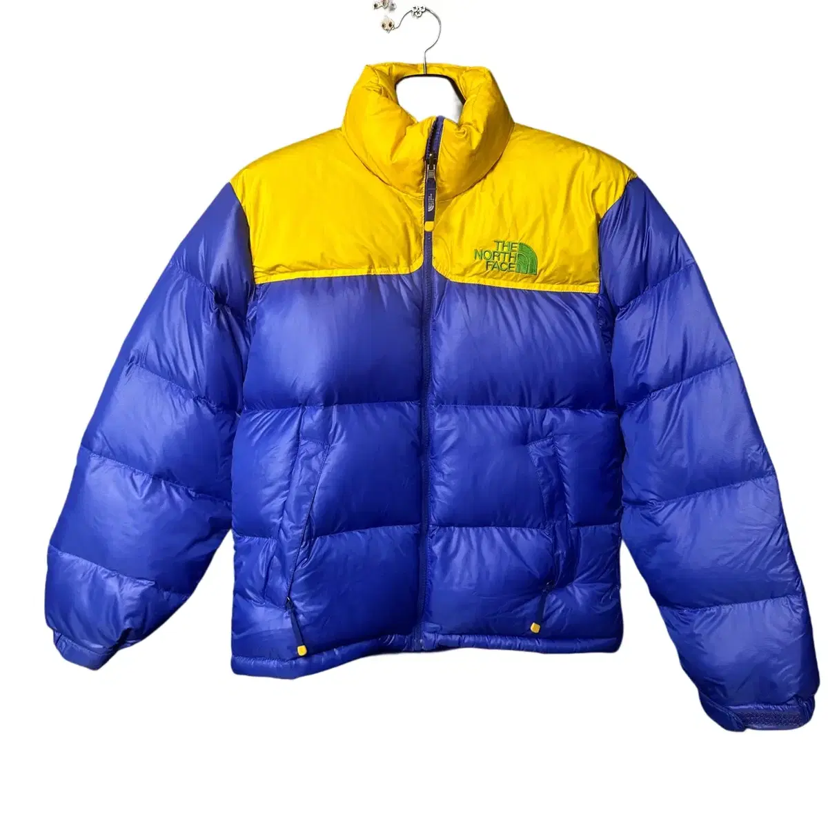 S The North Face 700 Nupsi Yellow Bloo Down Puffer Jumper