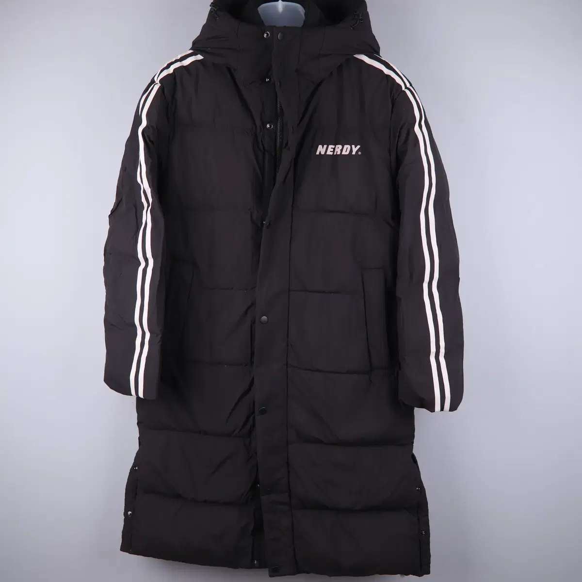 Noodle NY Track Long Down Jacket Long Padded Black (S)