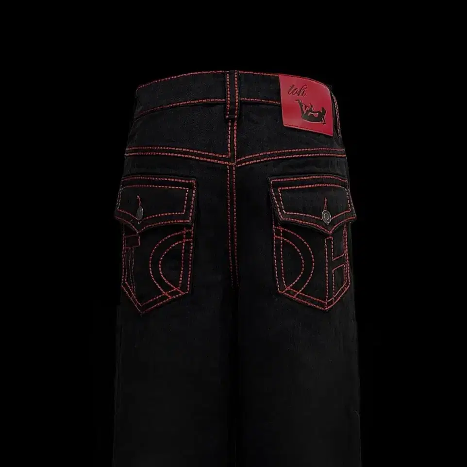 Toh Cherry stitch raw pants 원가에 팝니다 새상품