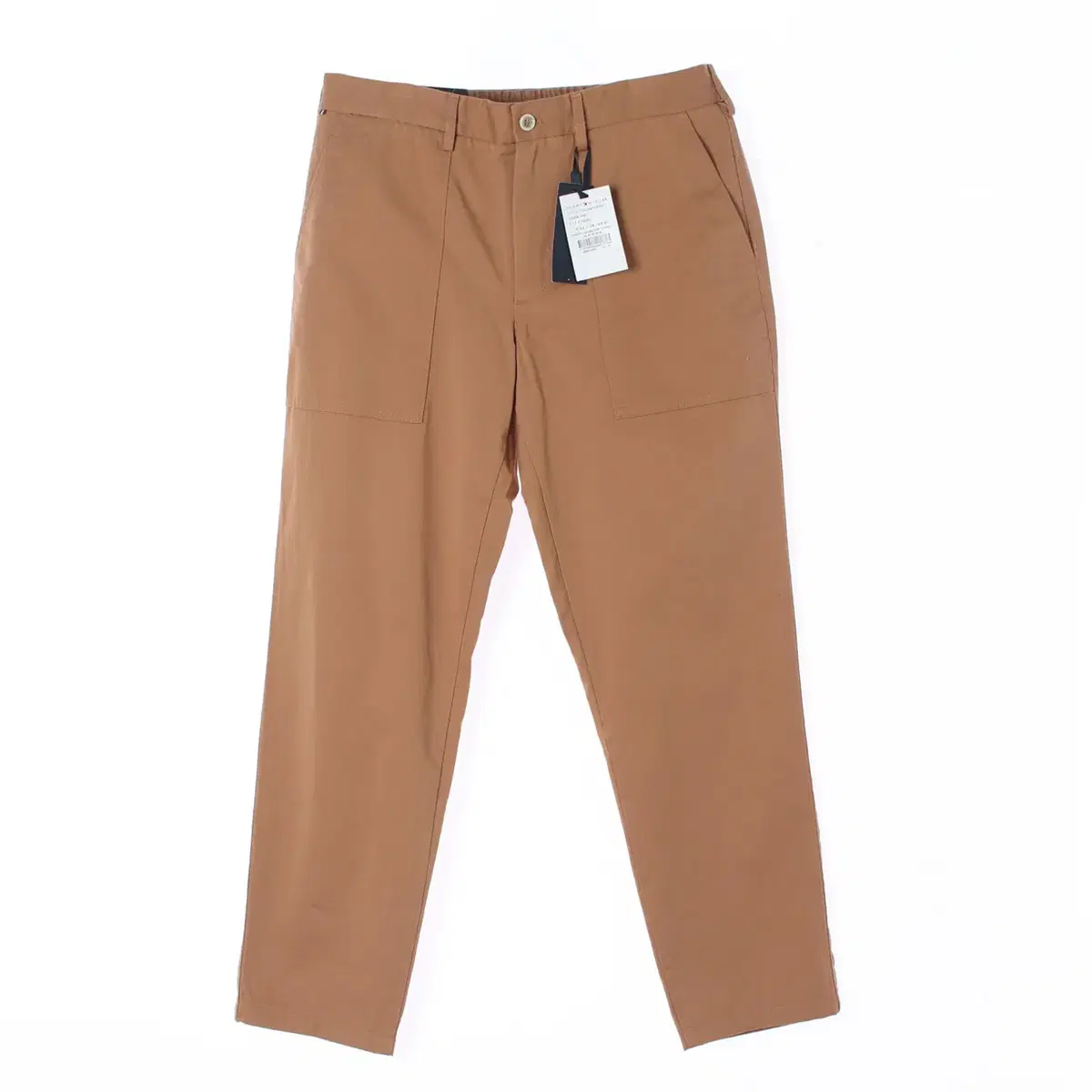 (NEW)[L]Tommy Hilfiger Brown Backbanded Big Pocket Chino Pants