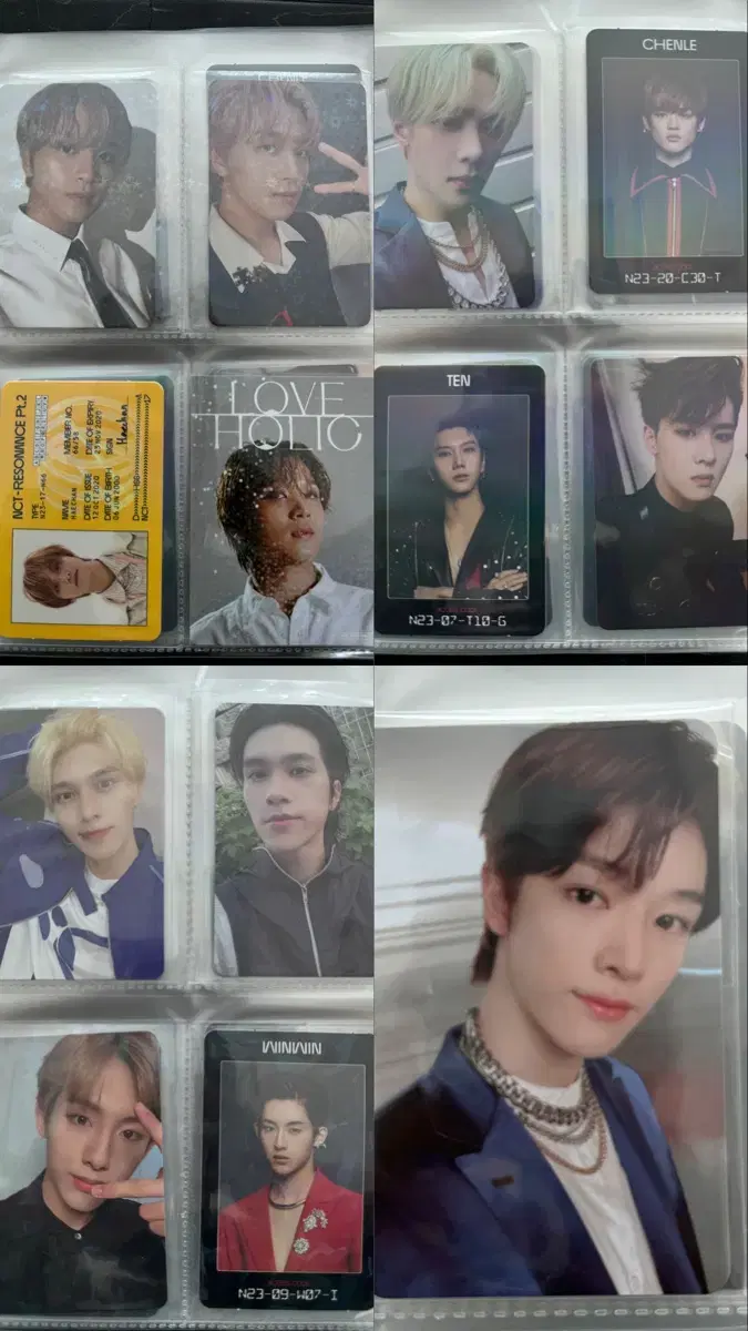 NCT members sell photocard 