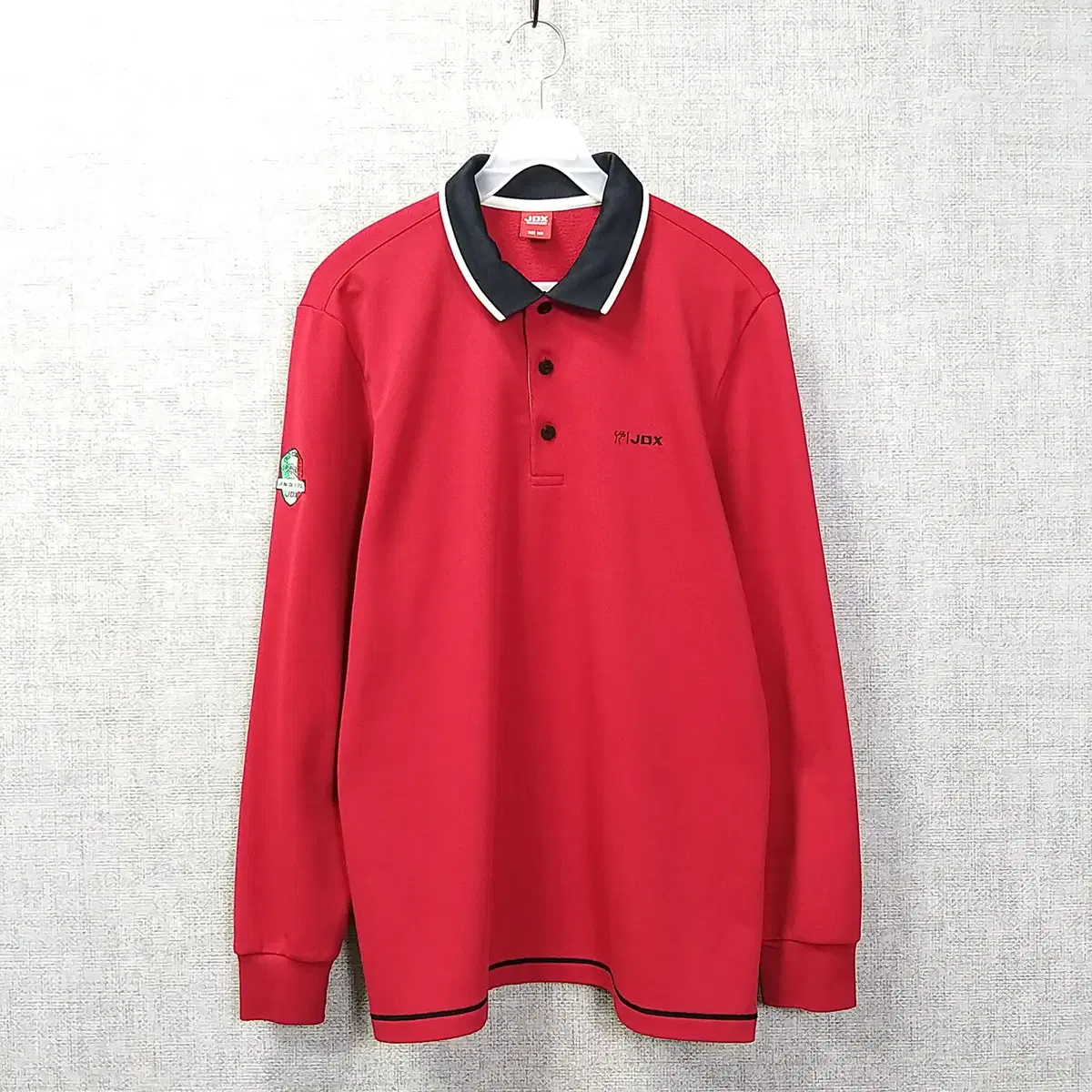 14. JDX Golf Wear Red Brushed Long Sleeve Karati Men100