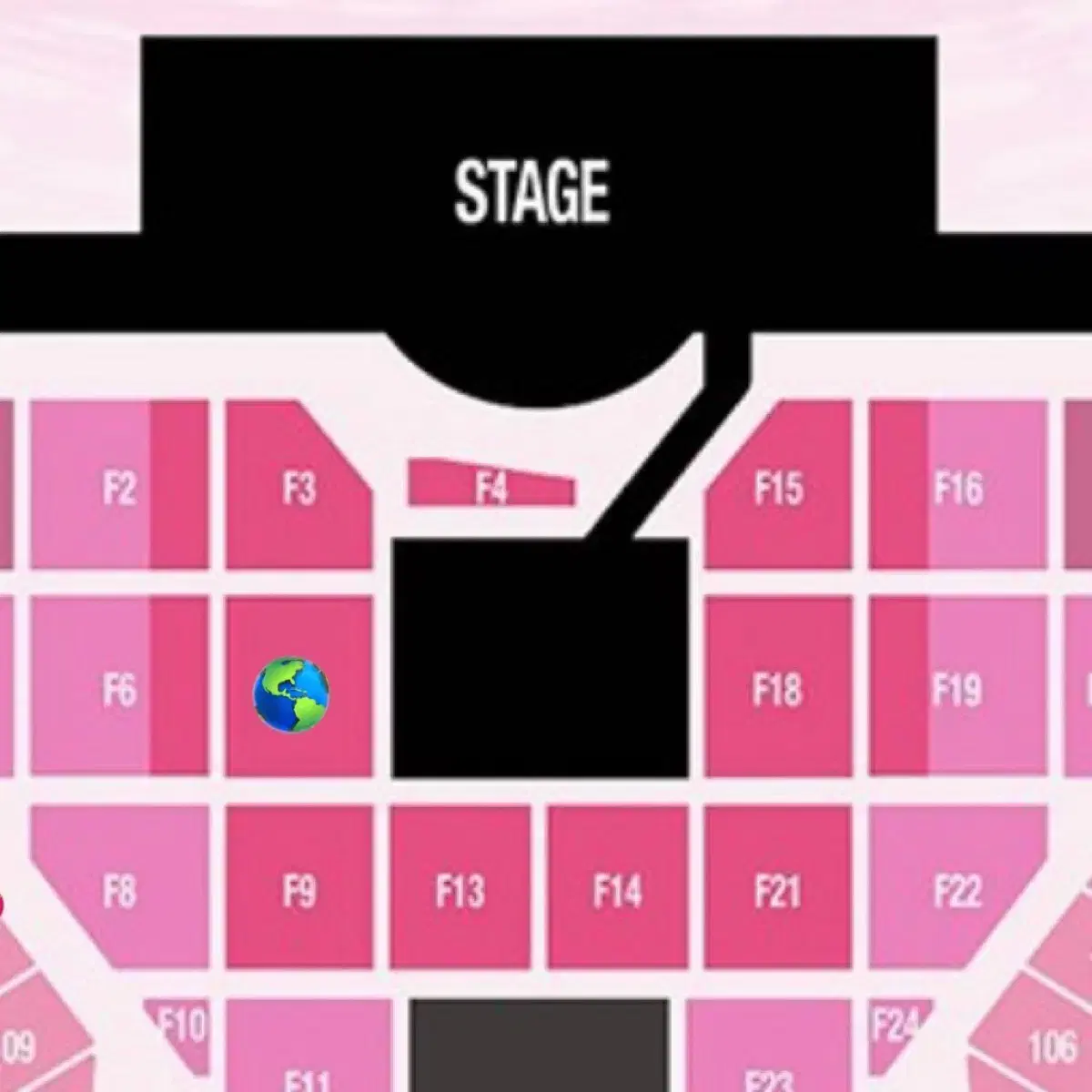 SMTOWN 슴콘 첫콘 11일 vip 핑블 f7구역 티켓 플로어 콘서트