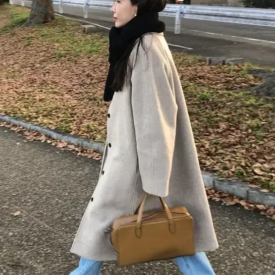 언더비 오트밀 soup wool coat