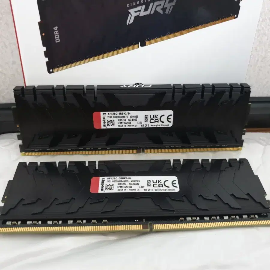 [안전거래] 킹스톤 DDR4 64GB킷 (32GBx2) 4133MHz