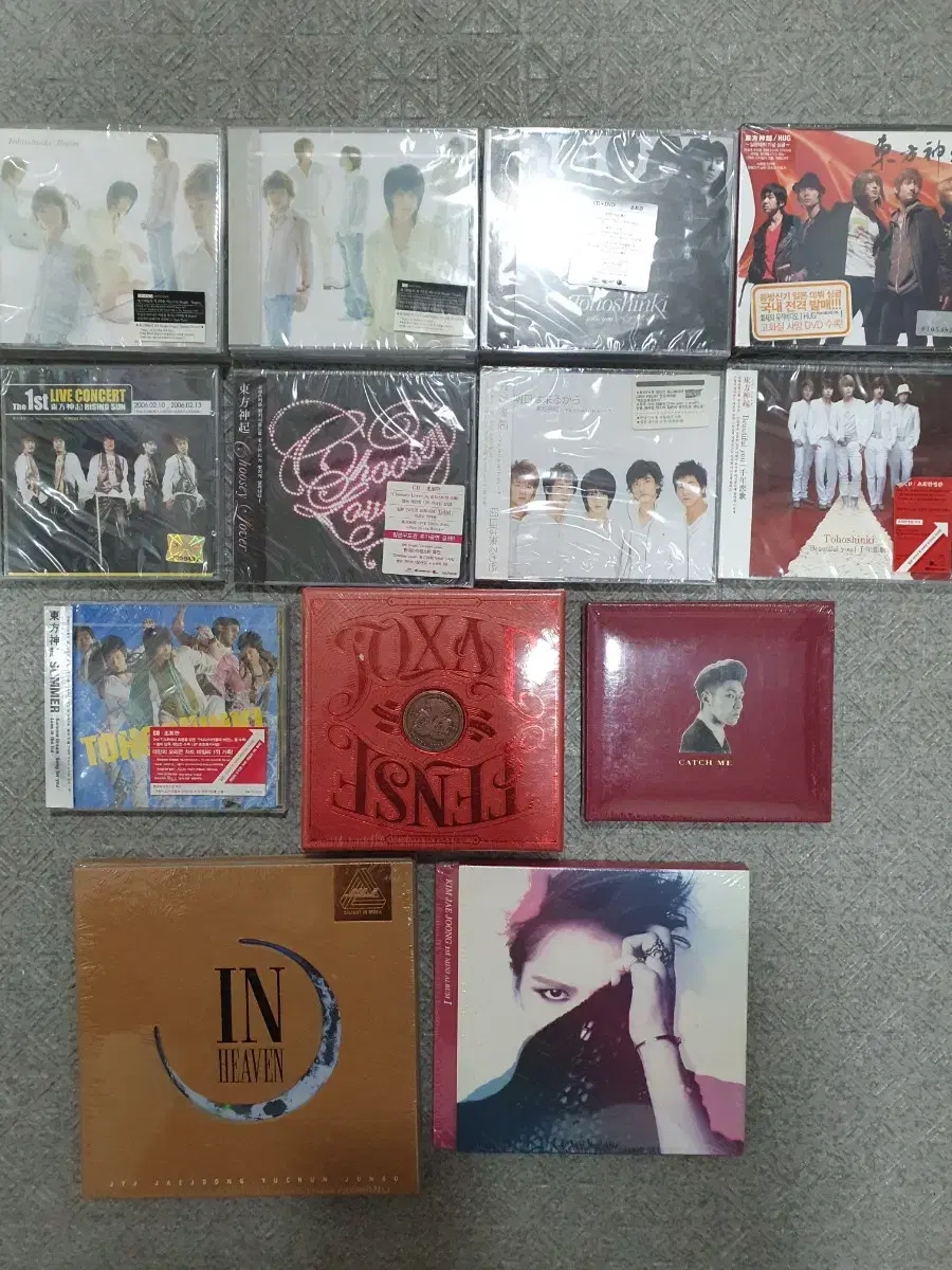 @unsealed tvxq & JYJ & Kim Jaejoong's CDs