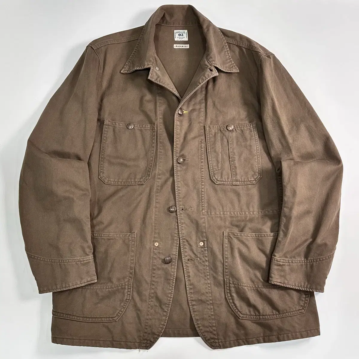 H.R.M Khaki Chore Jacket in Bloo