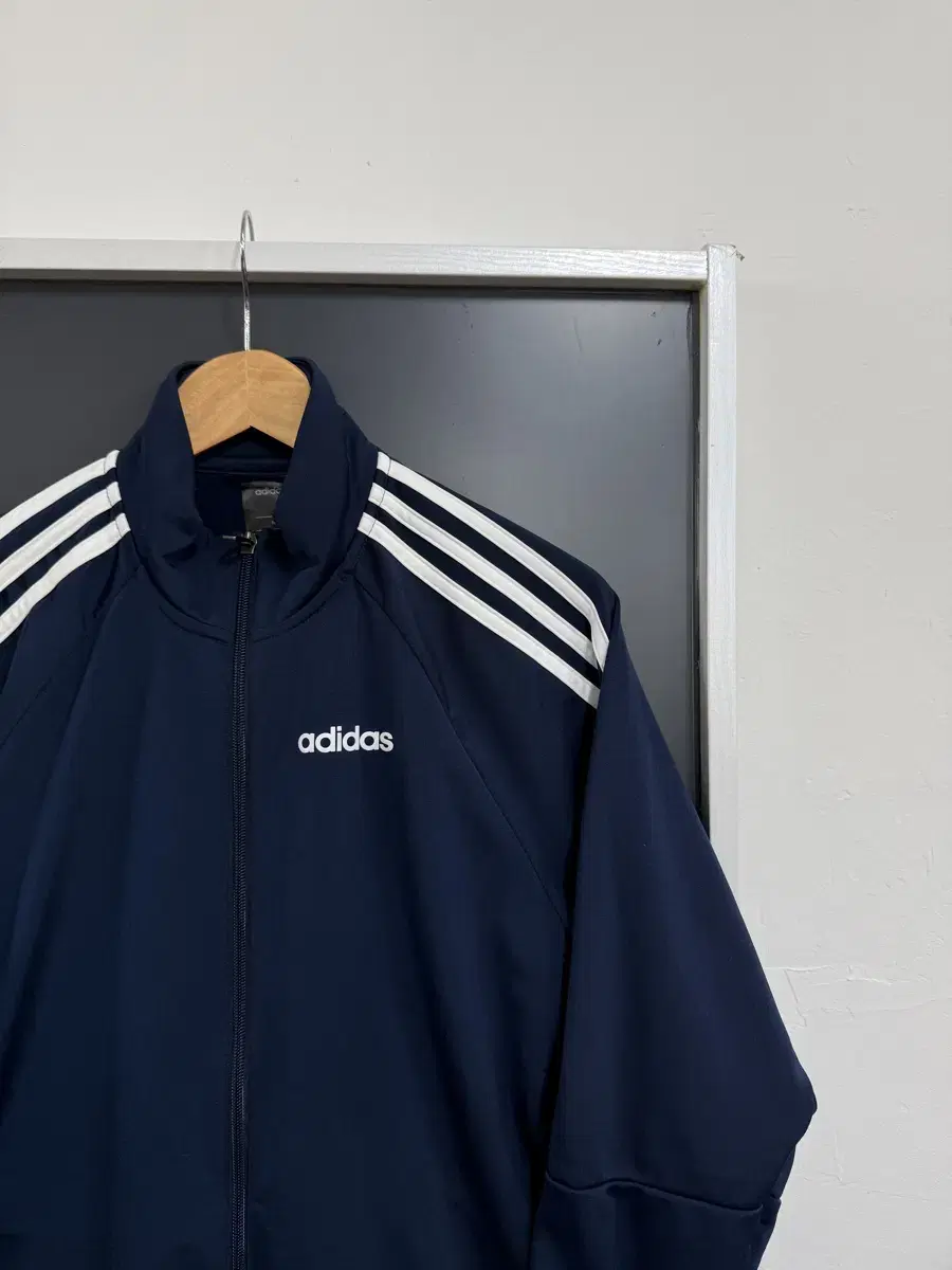 [M] Adidas Three-Season Knit Jersey Zip Up