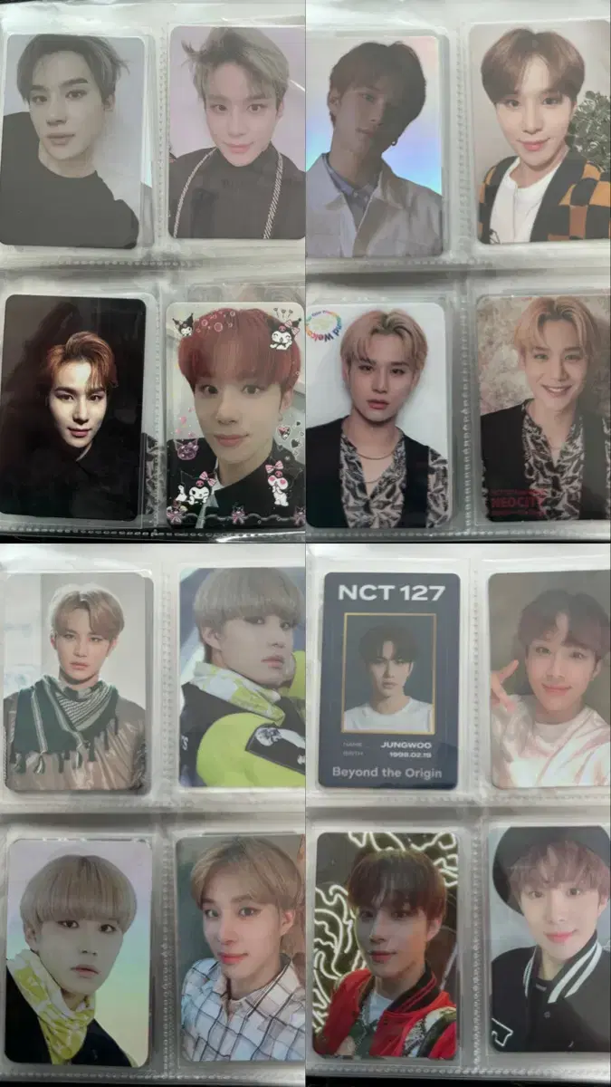 NCT jungwoo photocard sells