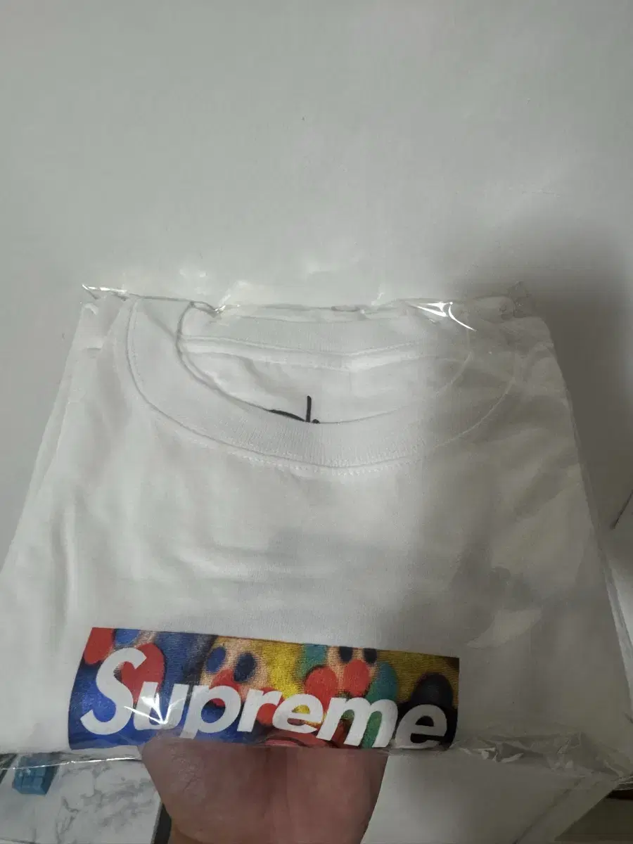 SLAWN Supreme Box Logo T-Shirt White XXL