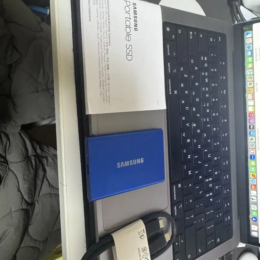 삼성 포터블 ssd t7 2tb