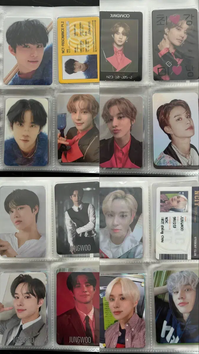 NCT jungwoo photocard sells