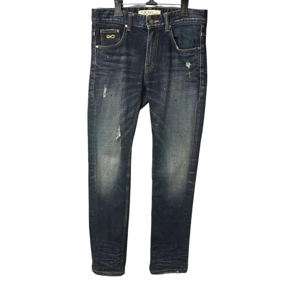 31 PLAC Flacked Jin Berlin Painted Wash Denim Jeans