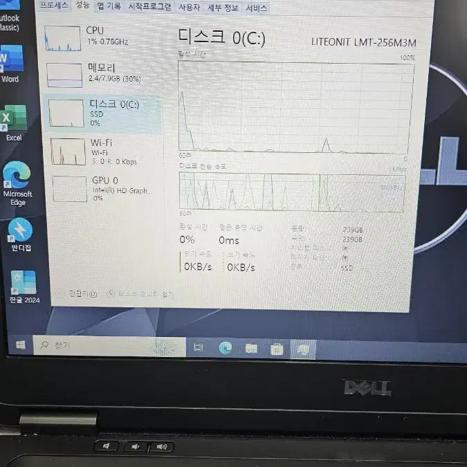 DELL i5-4310U 2.00GHz 14인치 노트북