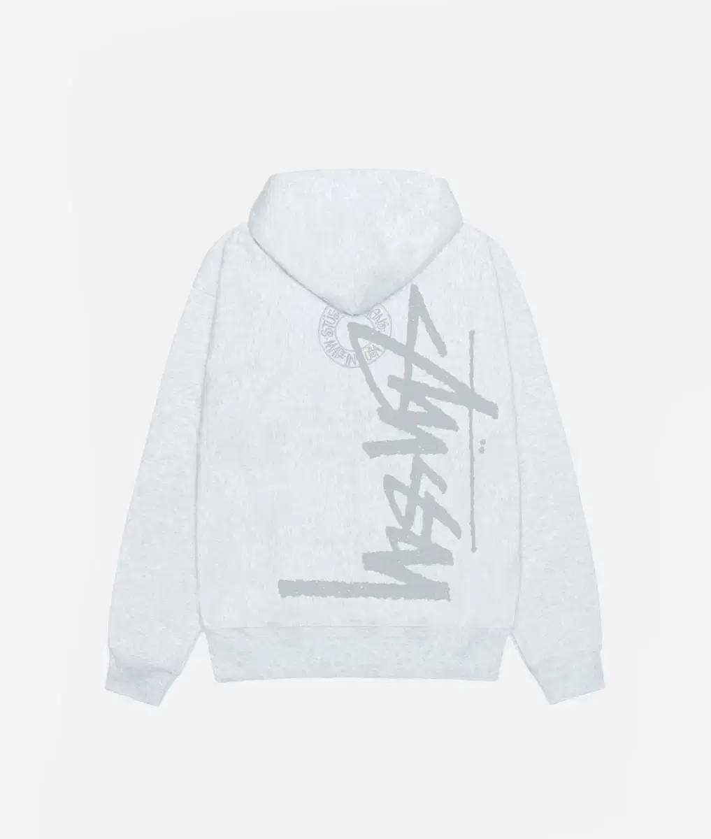 Bojana Stock House Hooded Ash Heather Stussy Large