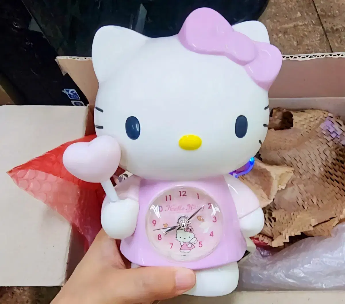 Kitty Clock, Chunsakiti Clock,Kitty Desk Clock, Chunsakiti Alarm Clock