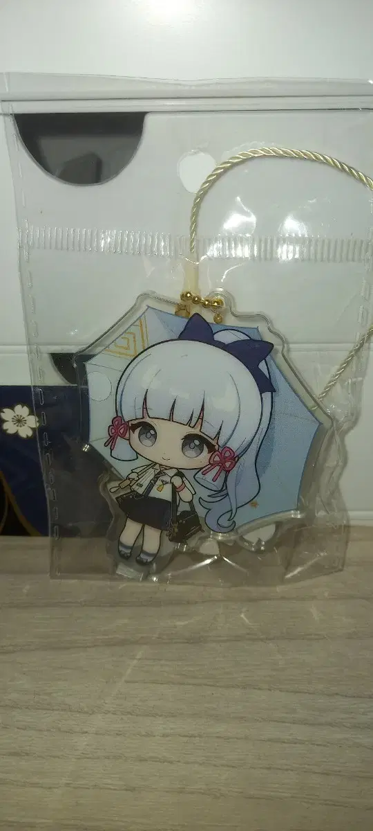 Unsealed ayaka Collaboration pre-order benefit Keyring Stand