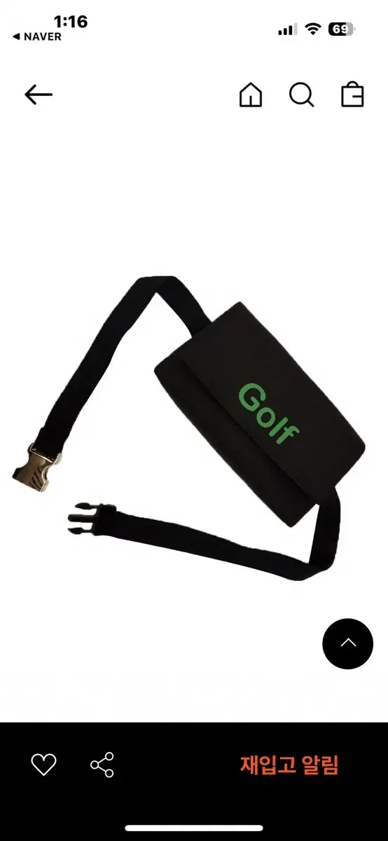 마일즈앤 마일즈앤 마일즈 golf 벨트백