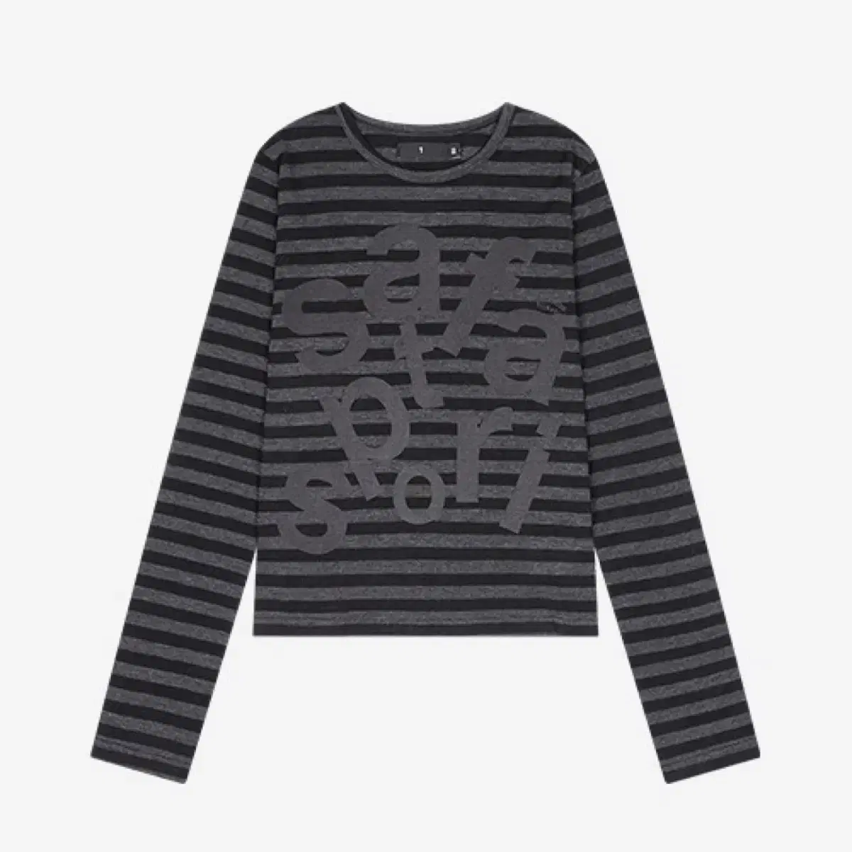 사파리스팟 STRIPE BORDER TEE (BLACK)