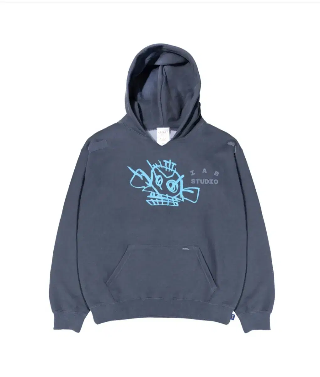 [XXL] iAppstudio Arcane Jinx Hoodie Washed Navy Sky Blue