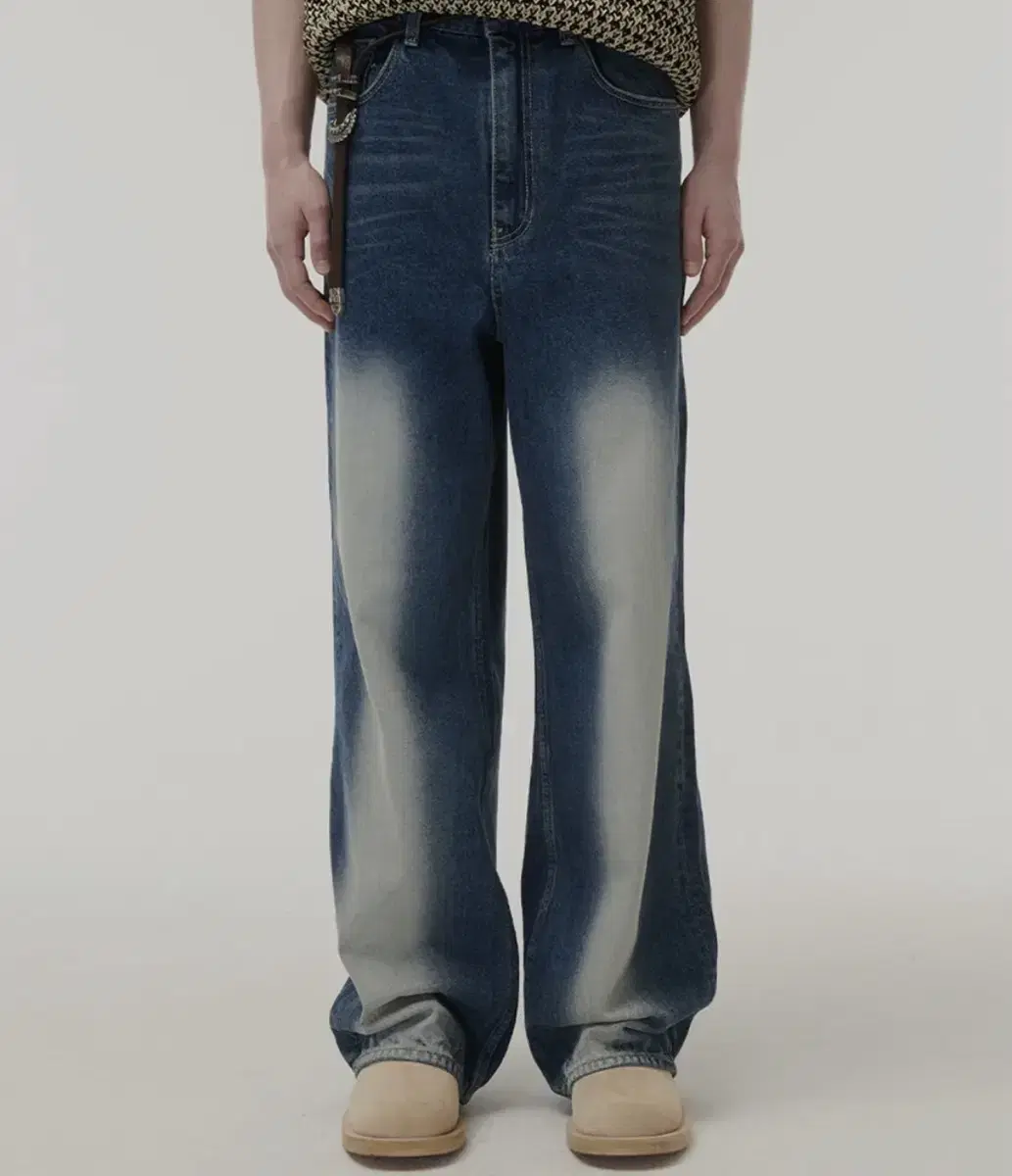 Setter Brooklyn Newtro Wide Washed Denim Pants