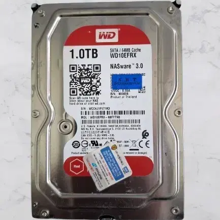 WD 레드 SATA HDD 1TB 3.5인치 NAS서버로 최적