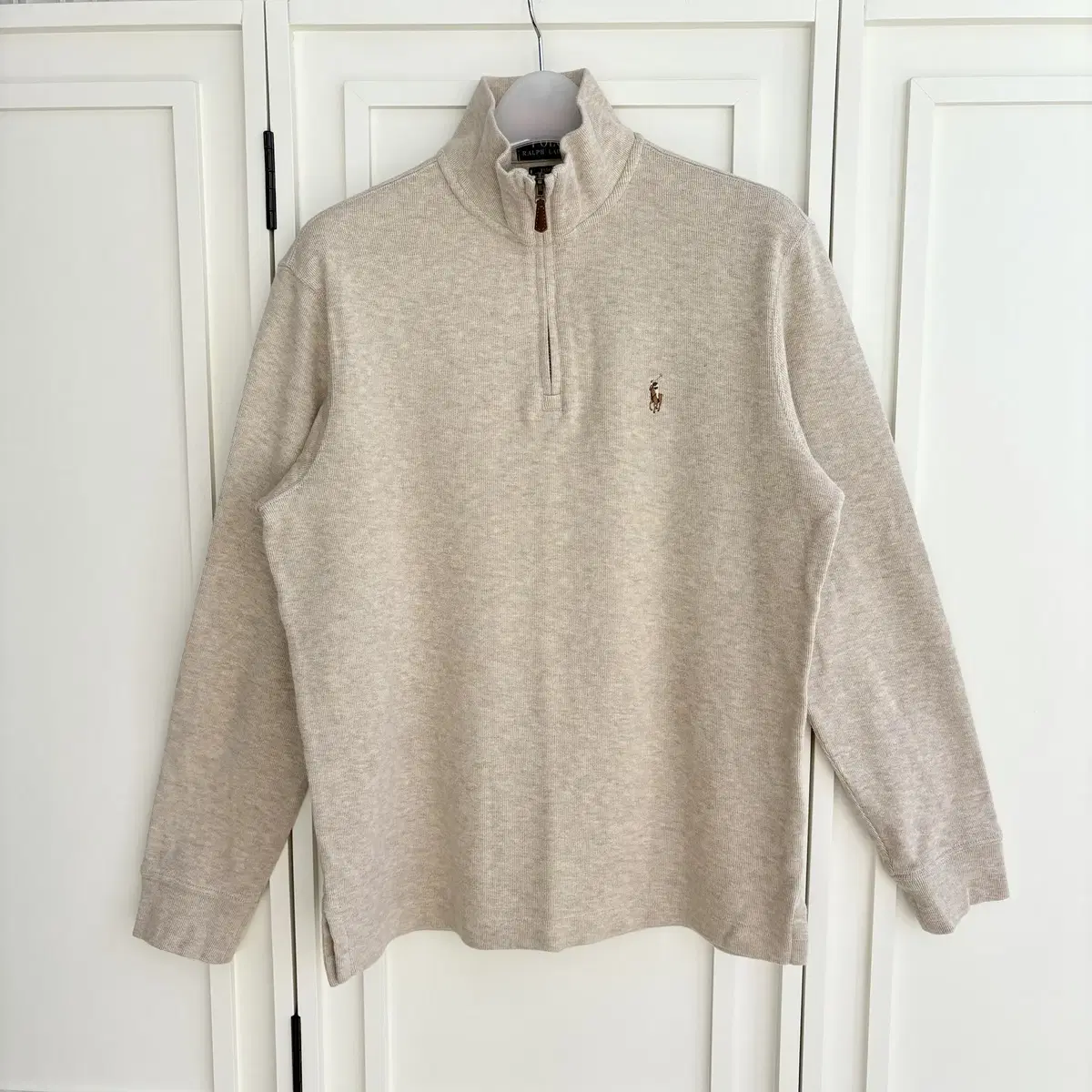 Polo Beige Vahn Zip-up Knit CK8428