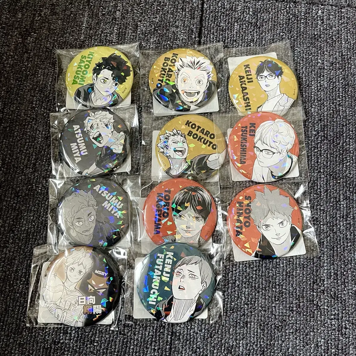 Haikyuu All-Star Game Canbadge Sakusa Bokuto Atsumu Kageyama hinata Futakuchi