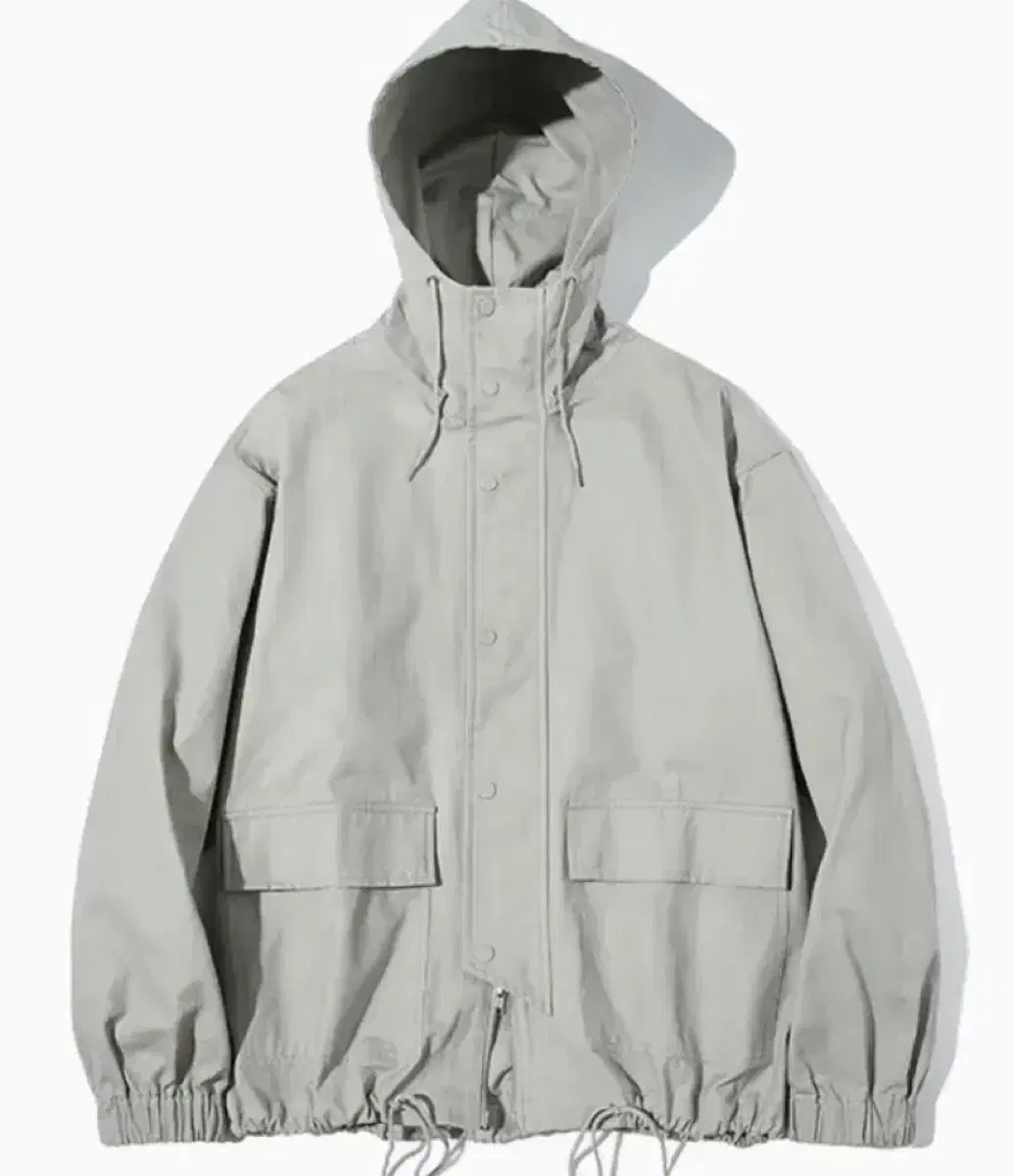 [Half-priced Delivery] Partimento Cord Hooded Zip-up Jacket Smoke Gray