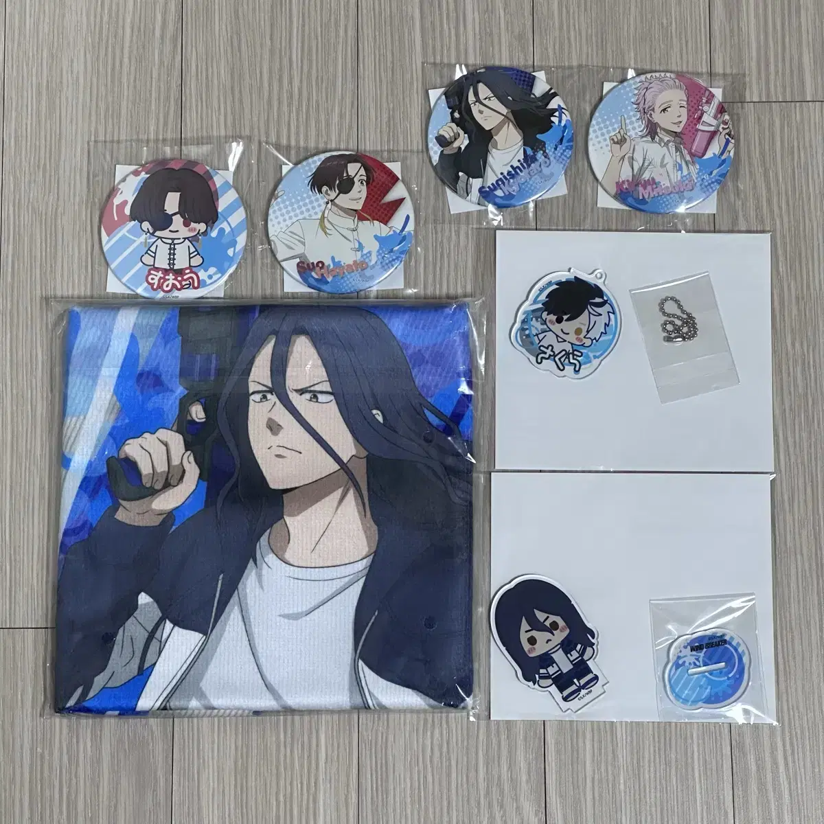 Winbre Segakuji merchandise wts Towels acrylic Can badges sakura Kiryu Suo Sugishita