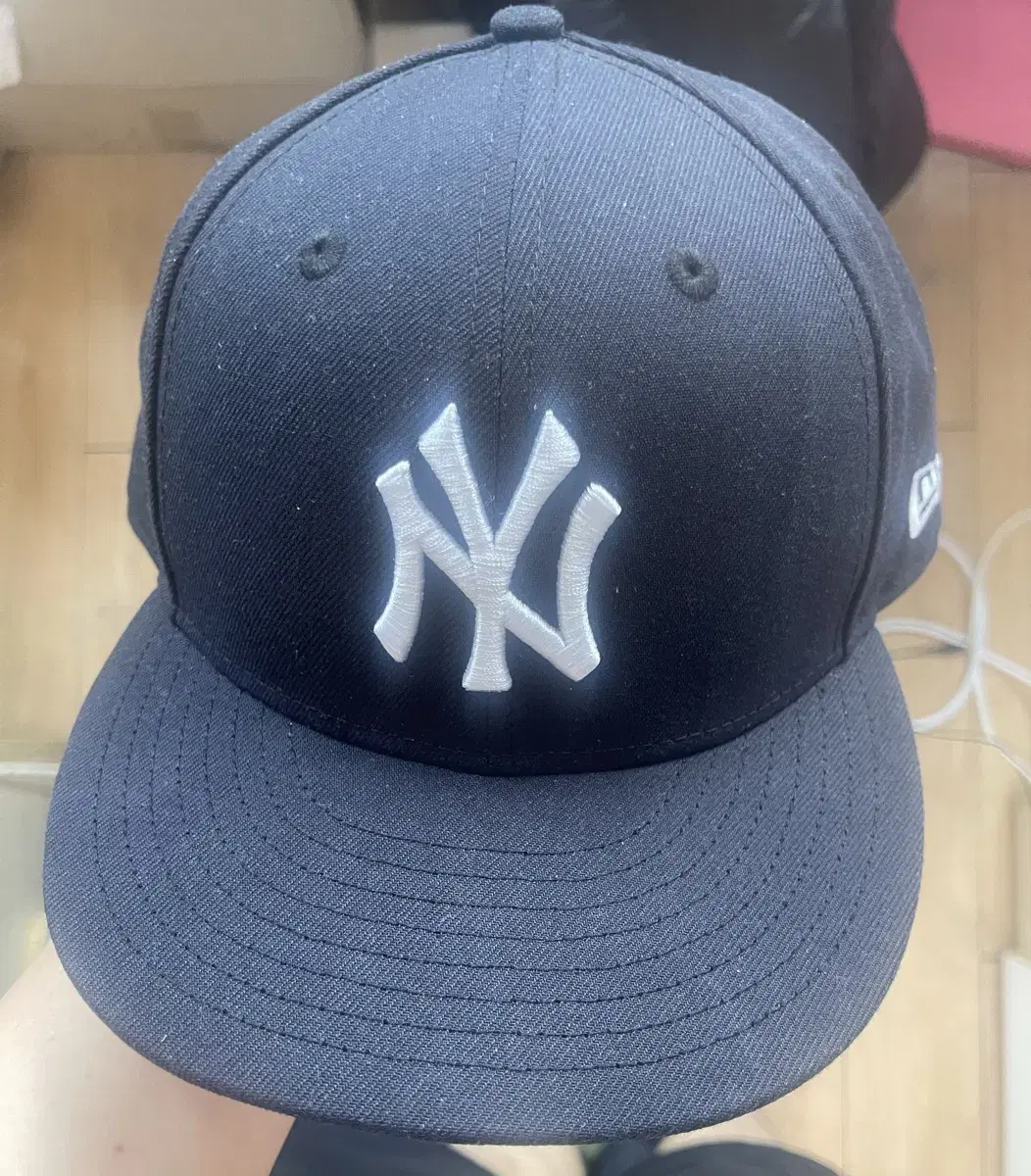 뉴에라 MLB 59fifty 어센틱 뉴욕 양키스 네이비