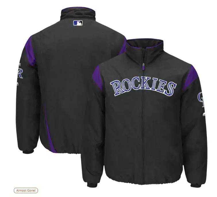 Majestic Authentic Colorado Rockies New Thermabase Dugout Jacket L (105)