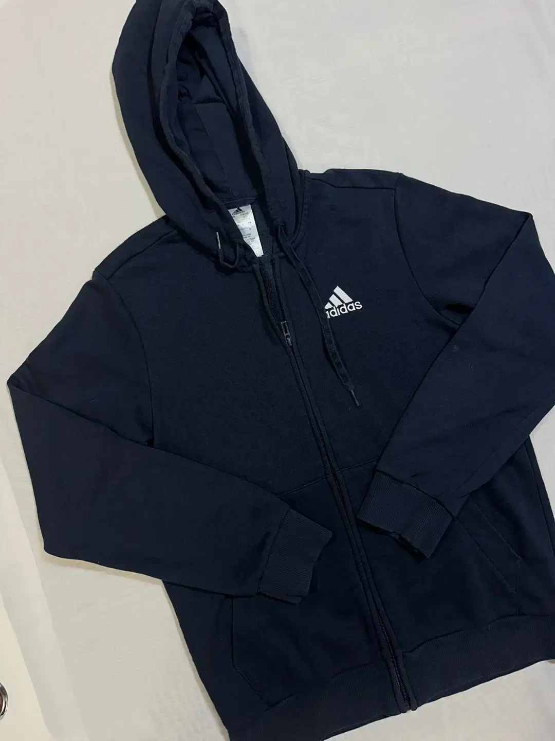 [M] Adidas Hoodie Zip Up Navy