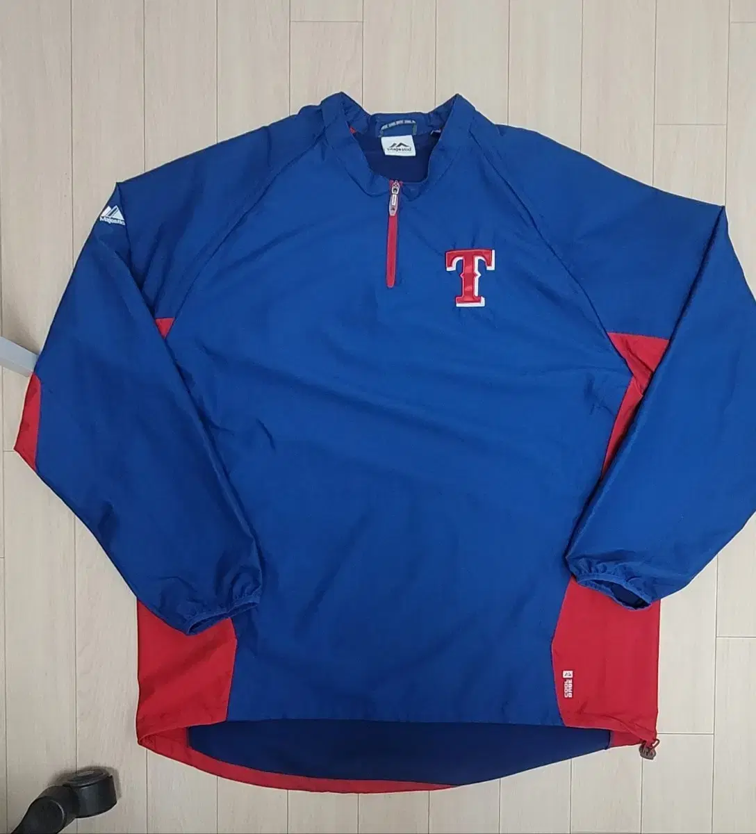 Majestic Authentic Collection Texas Rangers Convertible Cool Base Windbreaker 2XL (