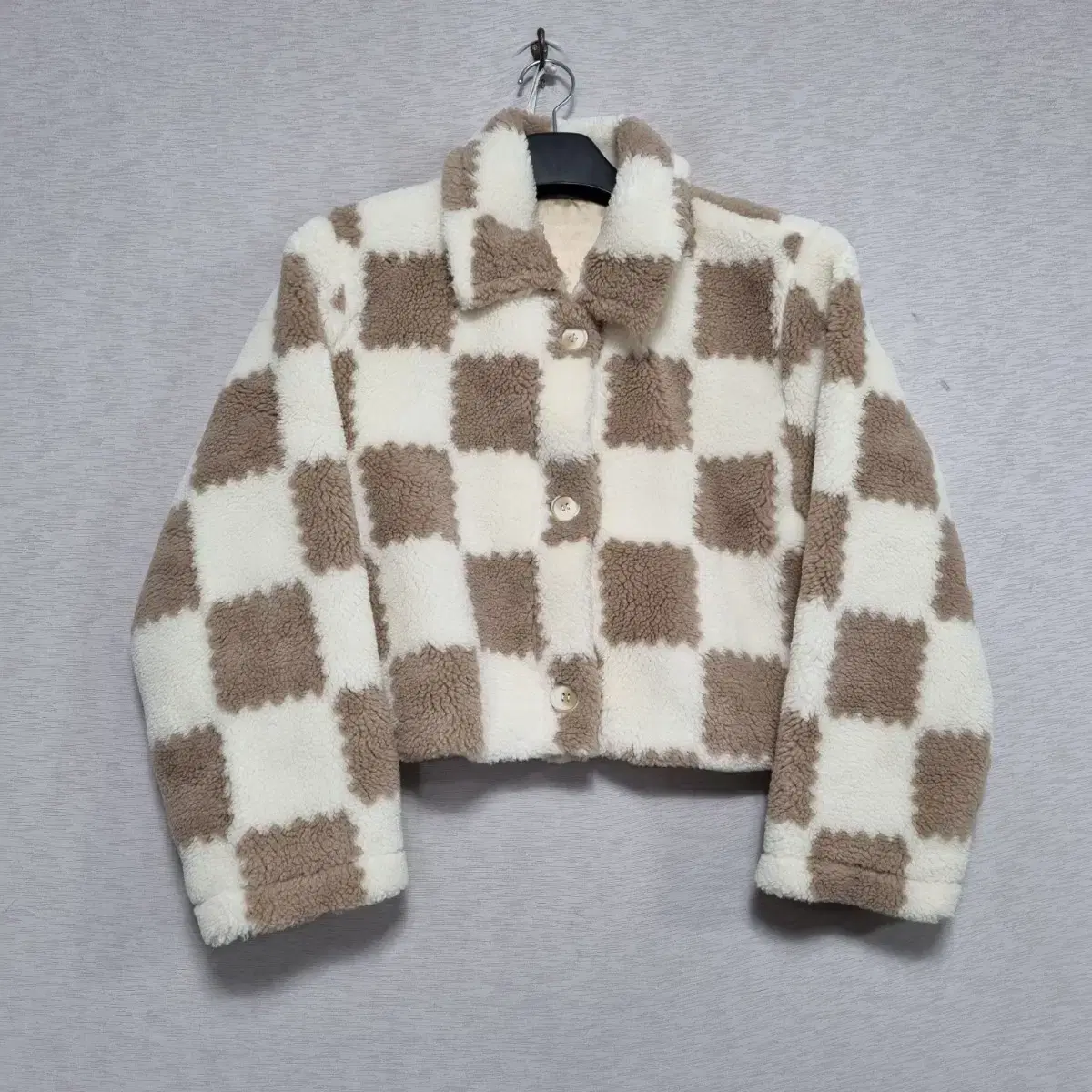 Furry check jacket M85ㅡ1125