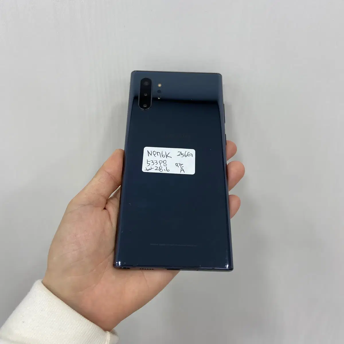 갤럭시노트10플러스 블랙 256GB A급 부산 중고폰 팝니다 53398