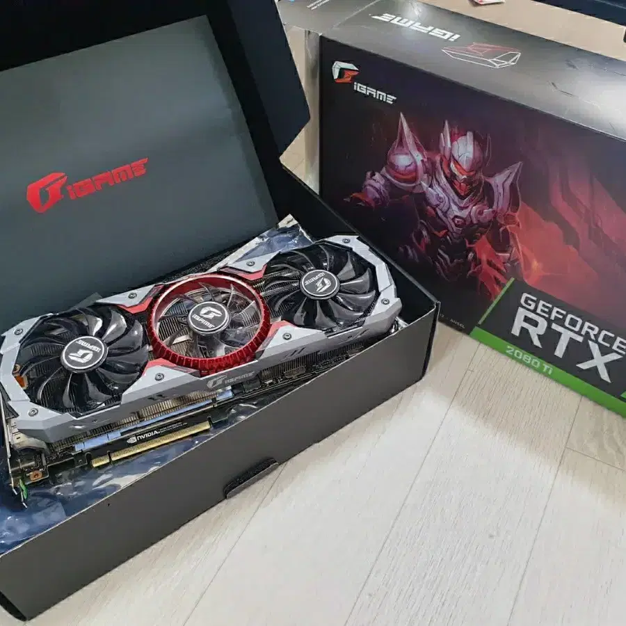 [안전거래] 컬러풀 RTX2080Ti 11GB 풀박스 S급