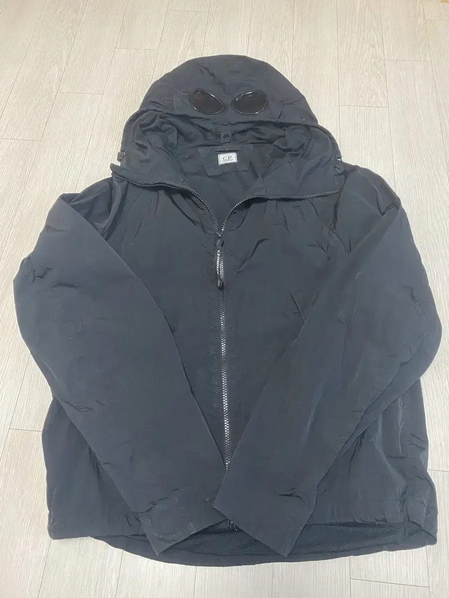 CP Company Goggle Hooded Jacket Black