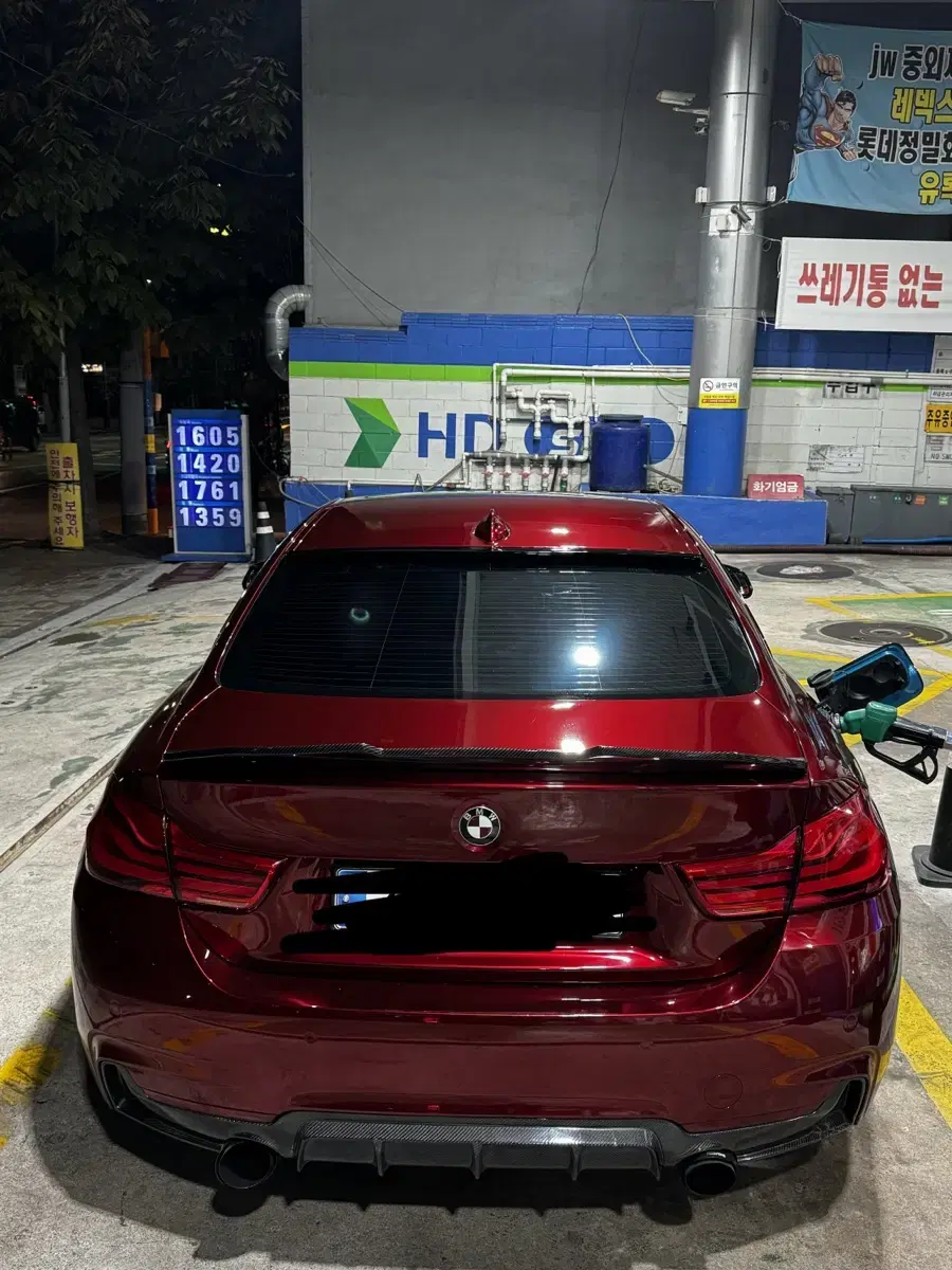 bmw 4시리즈 카본스포일러 팜