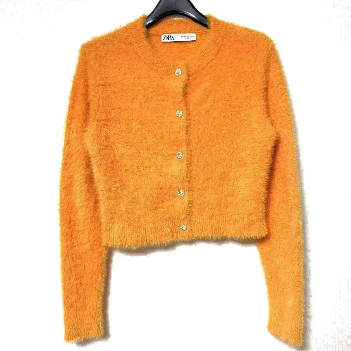 [S,90]ZARA Women's Mohair Crop Cardigan zara