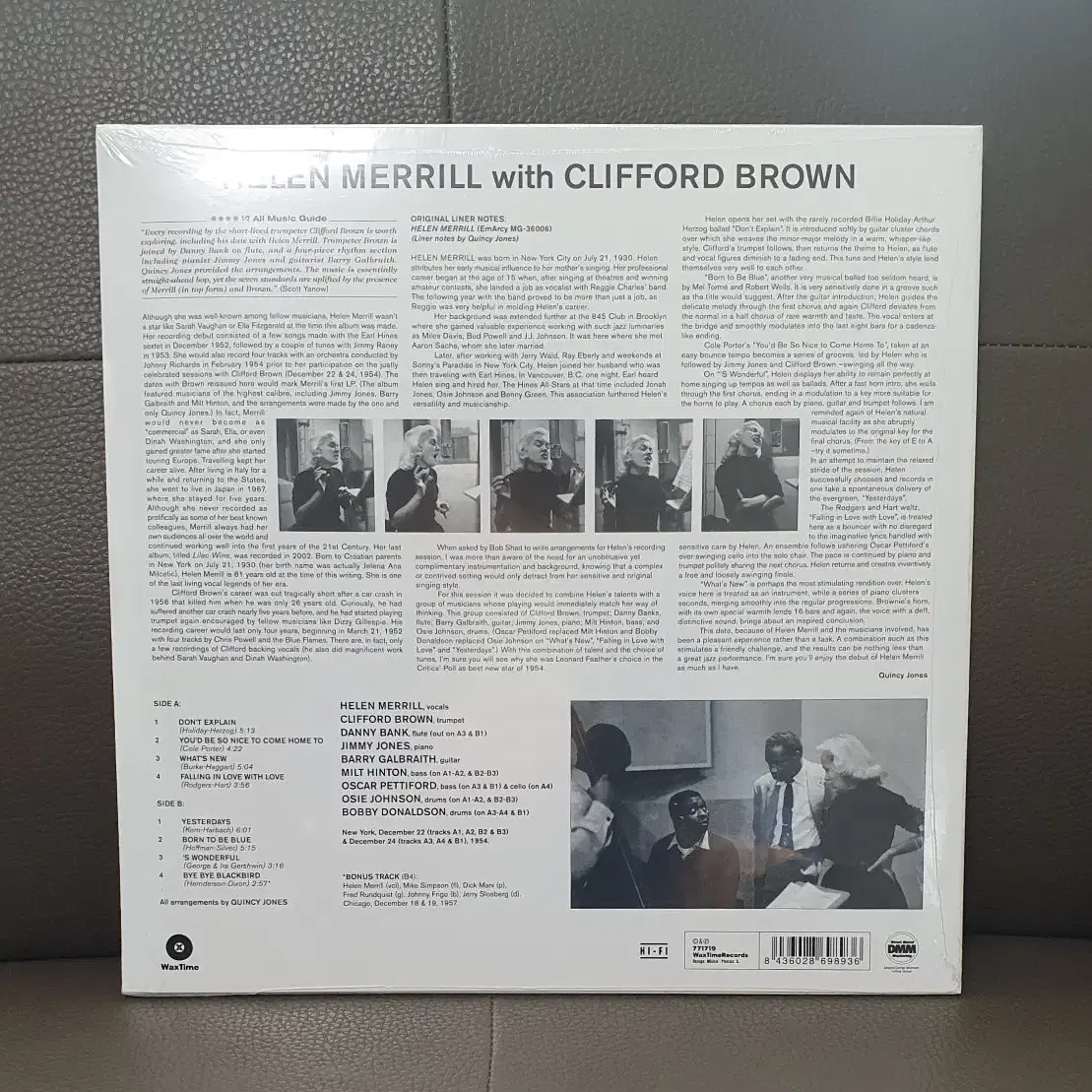 LP ㅡ [ 미개봉] Helen Merrill 째즈 수입음반