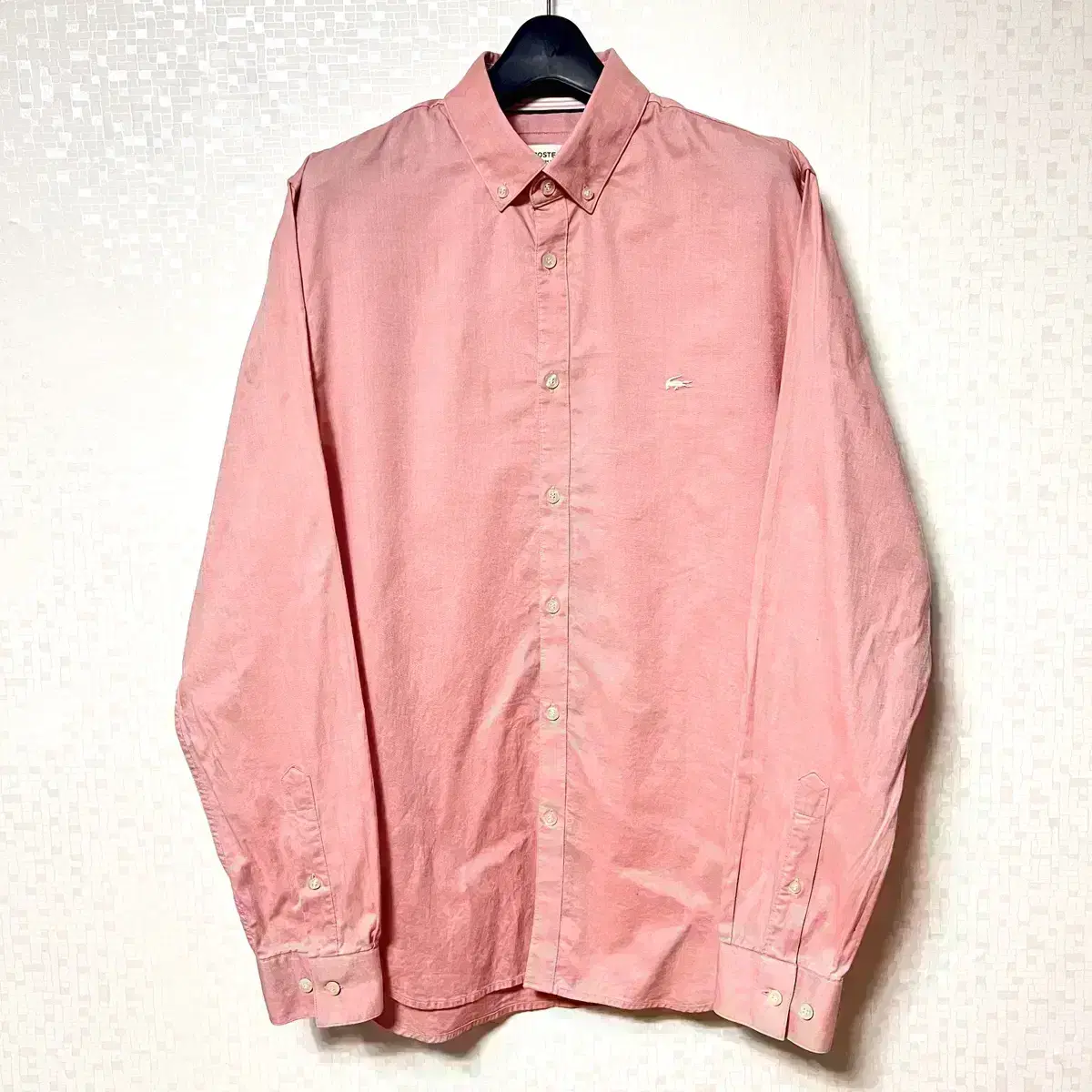 [M,95](Genuine) Lacoste Casual Shirt Southern Pink