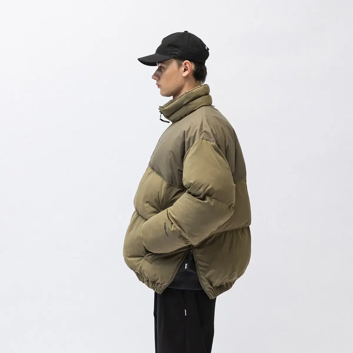 더블탭스 23AW 패딩 TTL PULLOVER 베이지