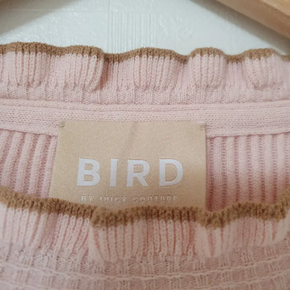 BIRD 골지 니트