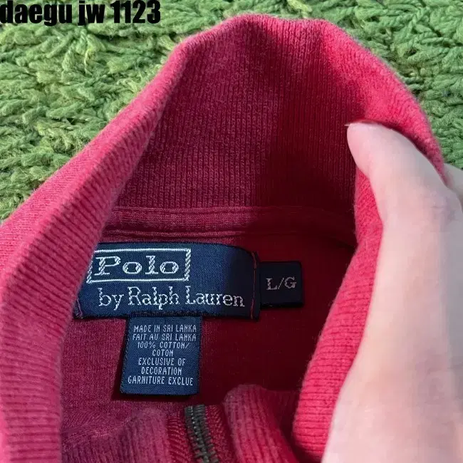 L/G 100-105 POLO KNIT 폴로 니트 집업