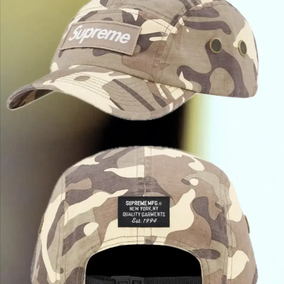 Supreme Military Camp Cap Stone Camo