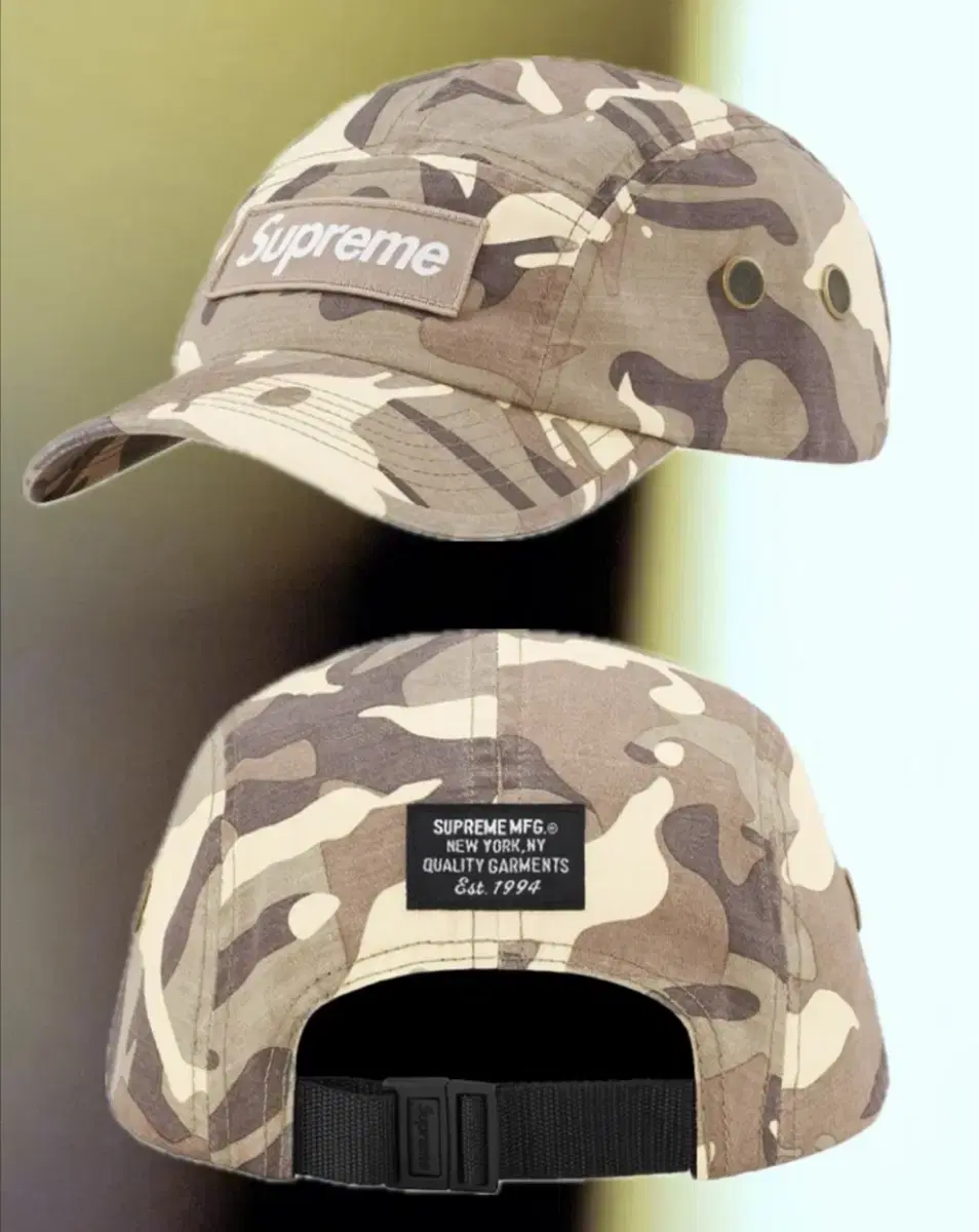 Supreme Military Camp Cap Stone Camo