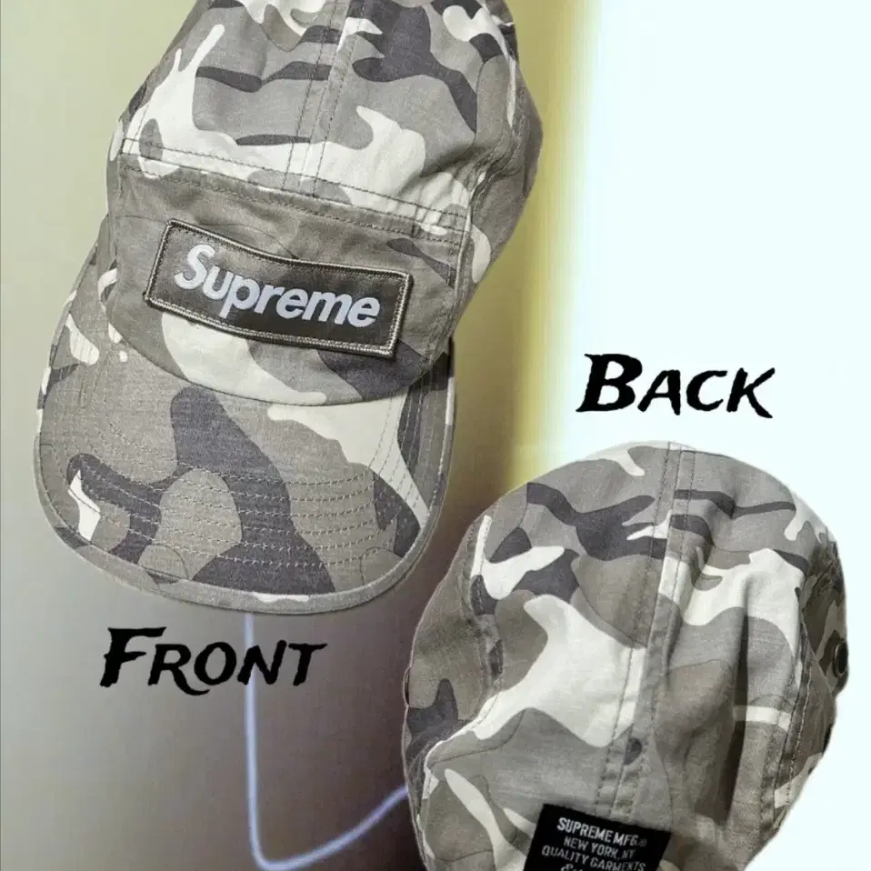 Supreme Military Camp Cap Stone Camo