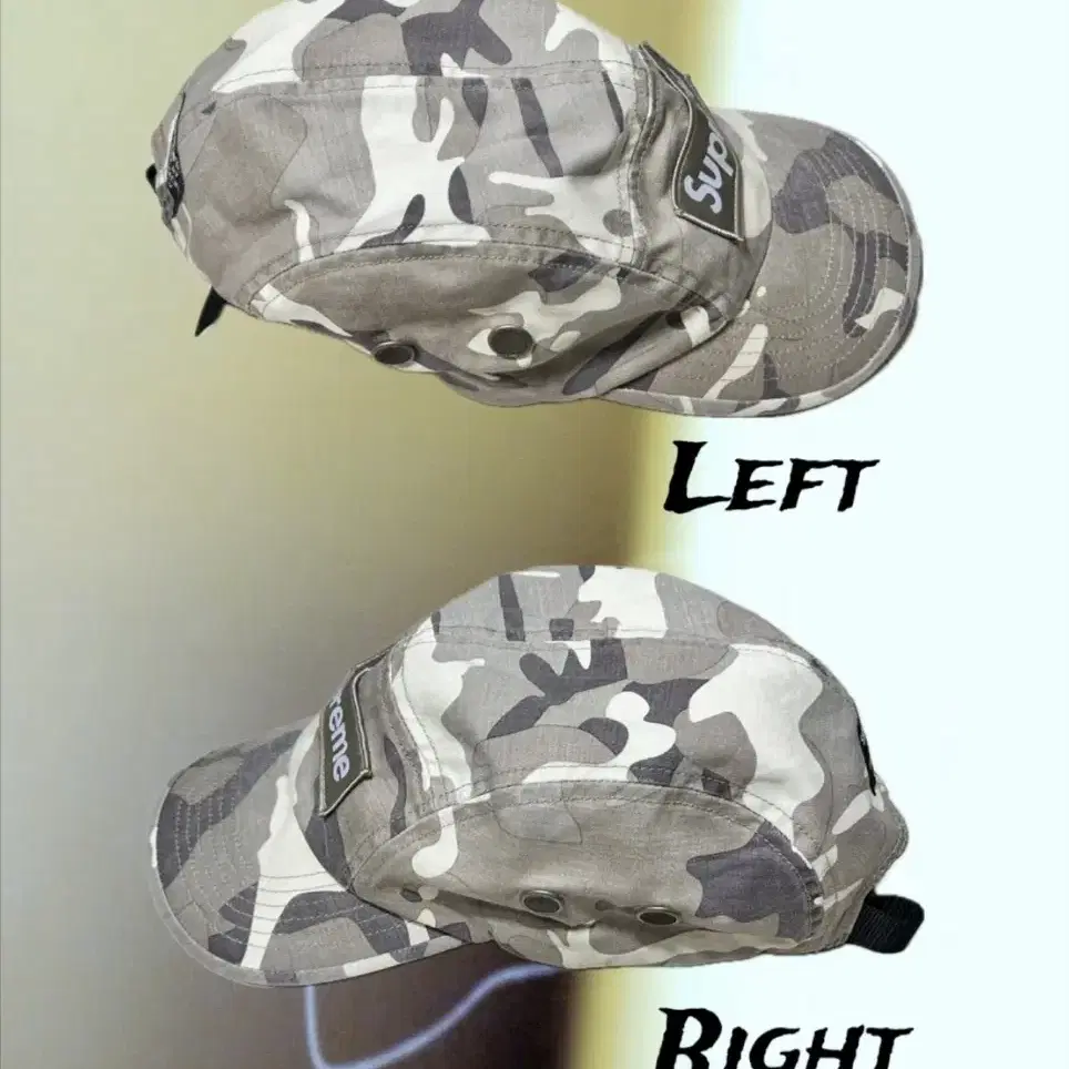 Supreme Military Camp Cap Stone Camo