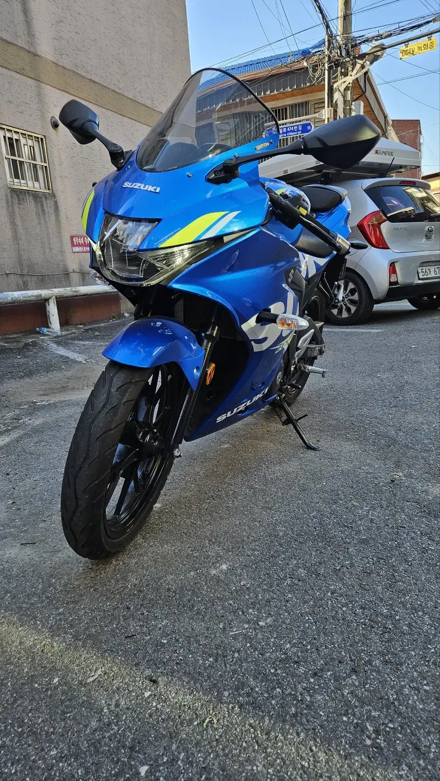 (위탁) 19년식 스즈키 gsx-r125 판매합니다(키로수적음 옵션다수)